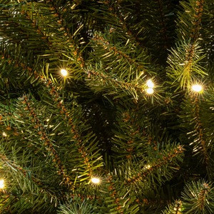 Green 7.5ft Balmoral Spruce Pre-Lit PVC Christmas Tree shot 6097583