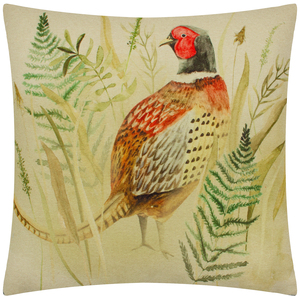 Bramble Pheasant Printed Cushion