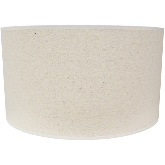 Eva Large Natural Linen Fabric Drum Lamp Shade