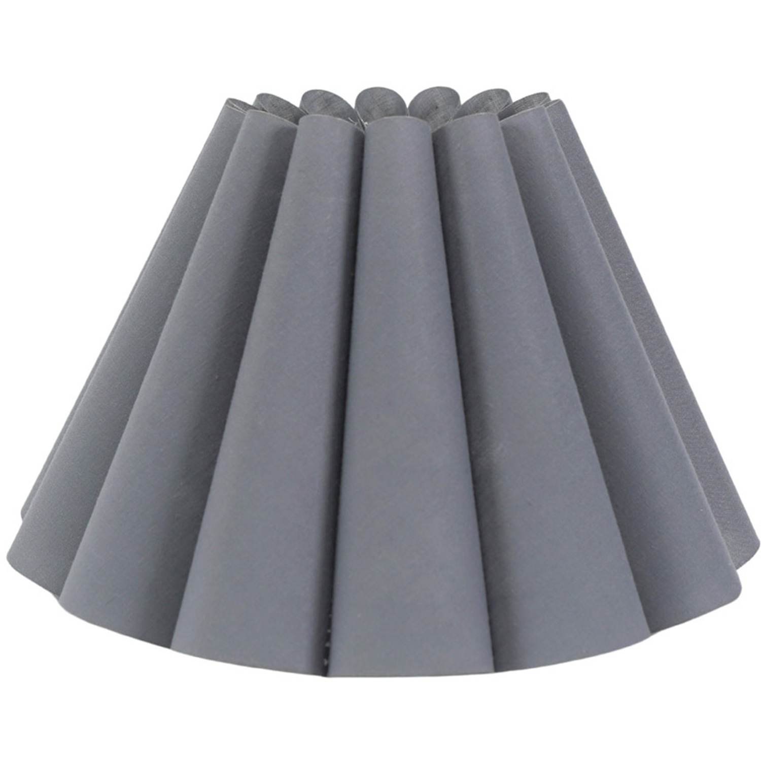 Image of Lauren Fabric Pleated Scallop Edge Tapered&hellip;