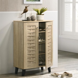 Modern Shoe Storage Cabinet 2 Doors