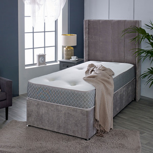 Nebraska Hand-Tufted Memory Foam with Open Coil Spring Mattress