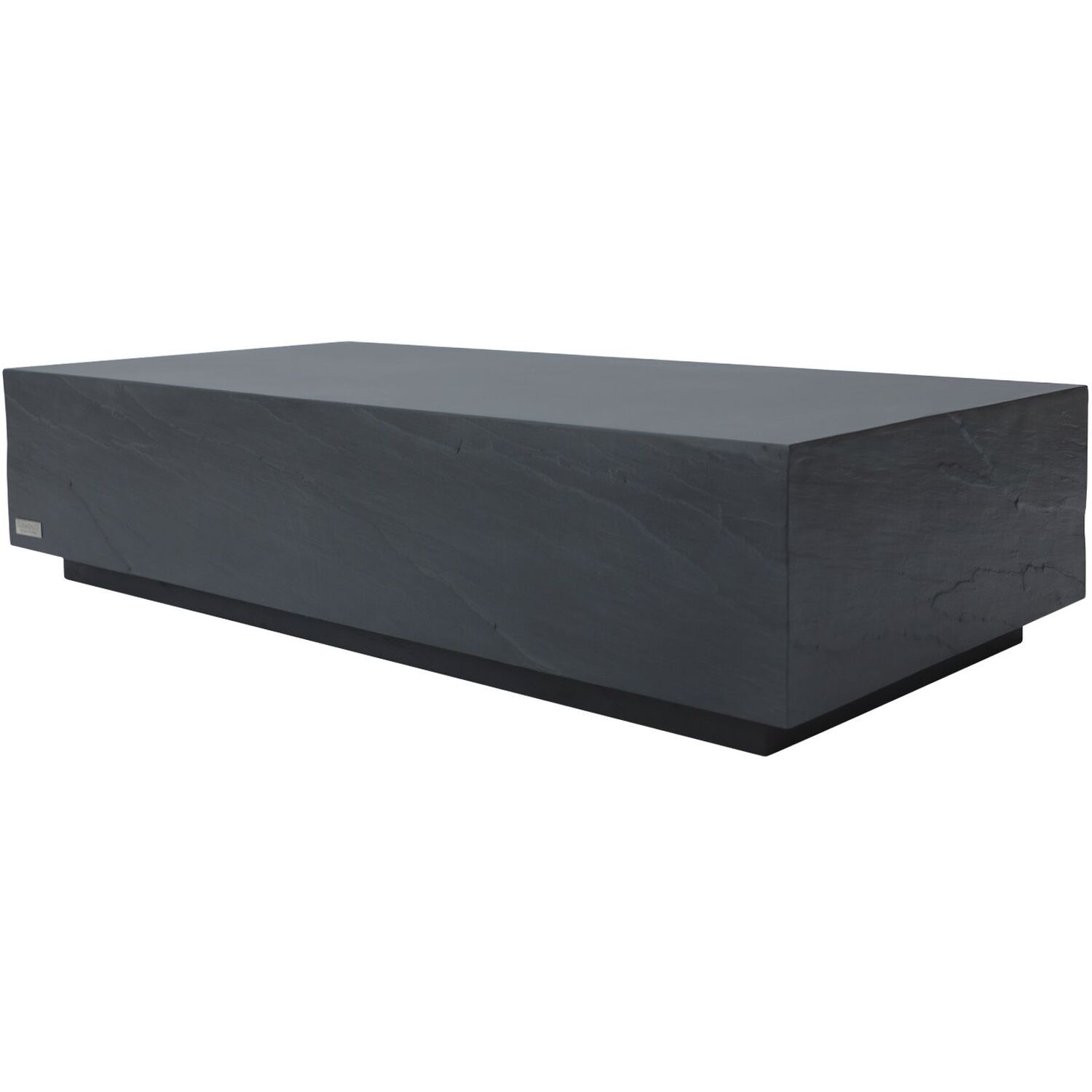 Elementi Colorado Grc Rectangular Coffee Table - Slate Black