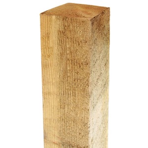 Square Wooden Fence Post