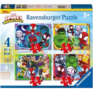 Pack of 4 Marvel Spidey And His Amazing Friends Puzzles