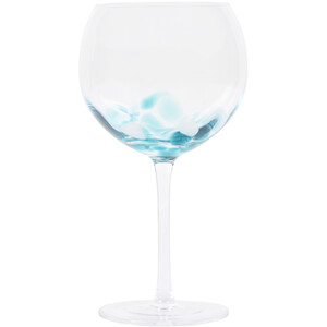 Blue Confetti Gin Glass
