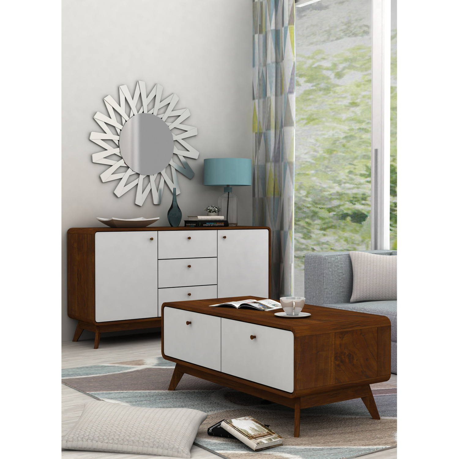 Loft24 Cassie Sideboard - Walnut