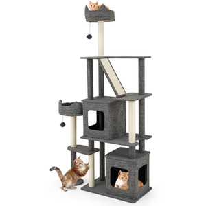 180CM Tall Cat Tree Multi-Level Cat Tower