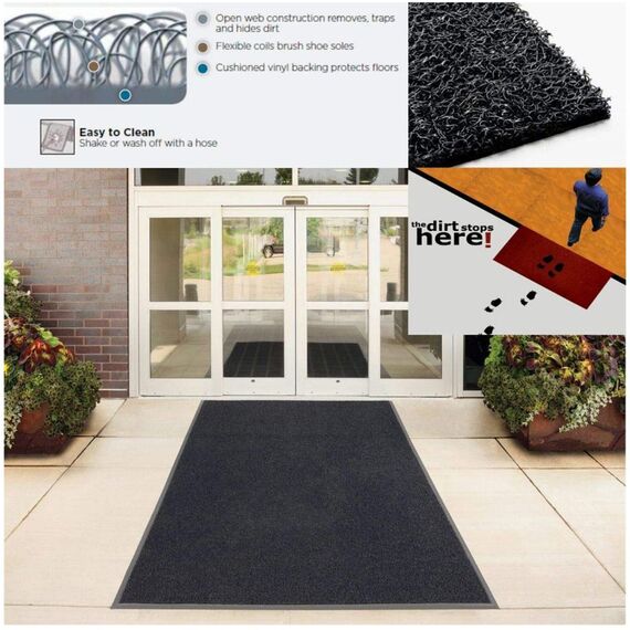Oseasons Heart Medium Embossed Doormat