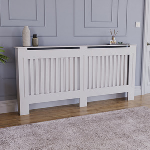 White / 172cm Chelsea Radiator Cover shot 8337225