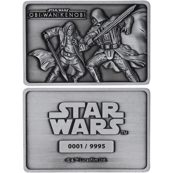 Star Wars Limited Edition Obi-Wan Kenobi Collectible Metal Ingot