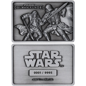 Star Wars Limited Edition Obi-Wan Kenobi Collectible Metal Ingot