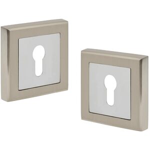 Key Hole On Square Rose Escutcheon