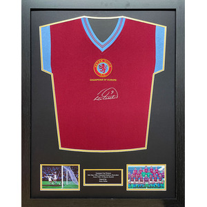 Peter Withe Signed and Framed Aston Villa Shirt