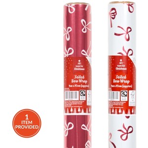 Foiled Bow Gift Wrap