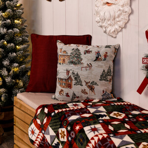 Winter Lodge Tapestry Cushion