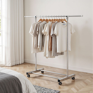 Single Rod Drying Rack Lifeideas Adjustable Stainless Steel Single-Rod Clothes Drying Rack ...