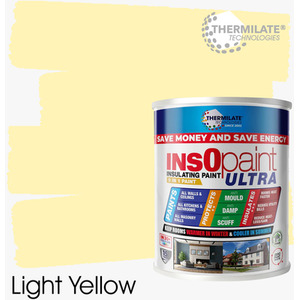 Light Yellow / 1l InsOpaint ULTRA INSULATING and ENERGY SAVING PAINT shot 10757670