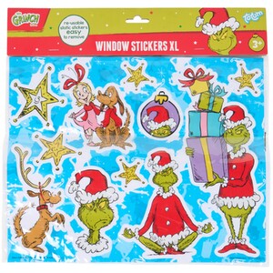 The Grinch Window Sticker Set
