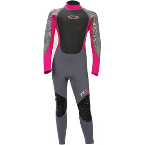 Pink Tropic / 2-3 Years TWF XT3 3mm Kids Full Length Wetsuit shot 11218323