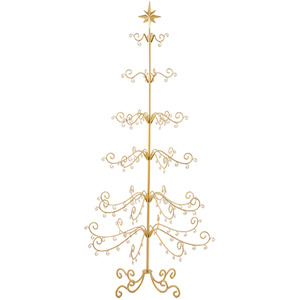 Lifeideas 180cm Christmas Ornament Stand with Star Top
