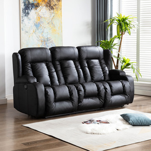Caesar Electric High Back Luxury Recliner 3 Seater Sofa