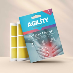 Sciaticure Sciatic Nerve Dermal Patches Pack of 30 Pain Relief Patch