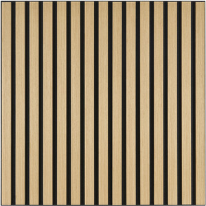 Fuse Acoustic Wooden Slatted Wall Panel in Natural Oak