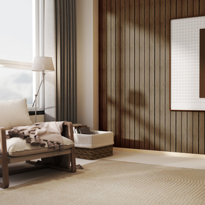 Smoked Oak SplashPro Wide Slat Panel