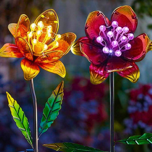 Solar Flower Bloon Stake Light