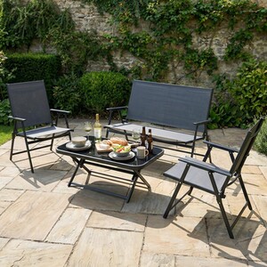 Atlanta Folding 4 Seater Sofa Set
