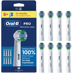 Oral-B Pro Precision Clean brush Heads, 8 Ct