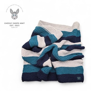 Large Ocean Light Grey Marine Baby Blanket