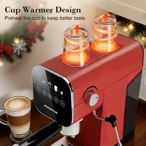 Red 20Bar Espresso Coffee Machine shot 12537464