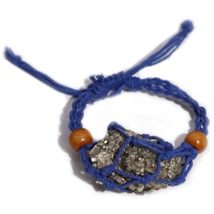 Navy Crystal Gemstone Bracelet Cord - Adjustable  Durable Jewelry String
