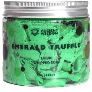 Dubai Whipped Cream Soap Emerald Truffle Moisturizing Luxurious