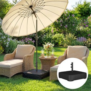 Outsunny Garden Parasol Base 80 kg Sand Filled