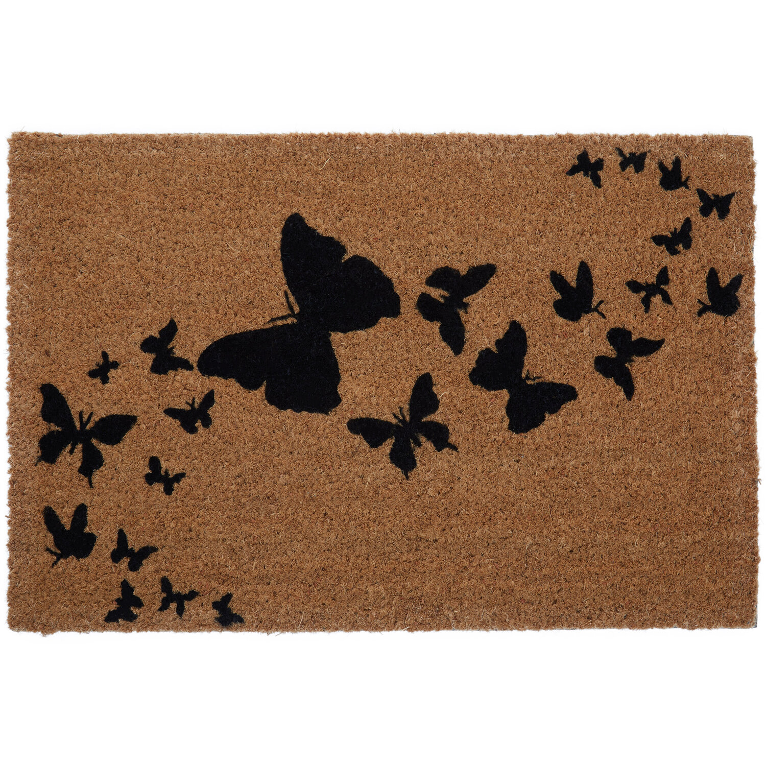 Filta Butterflies Doormat - Brown