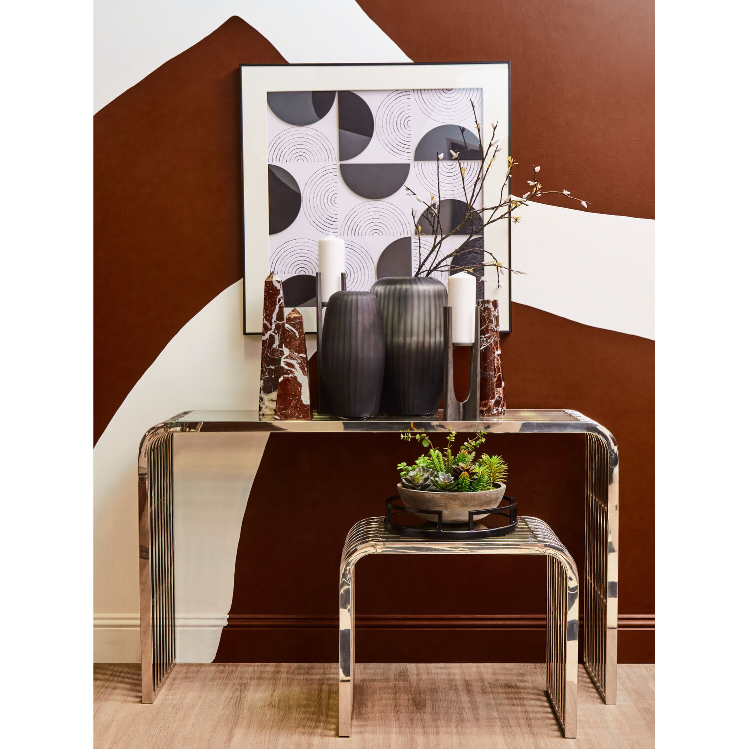 Vogue Console Table - Silver