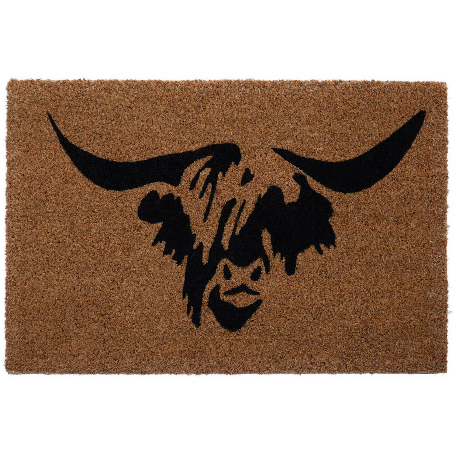 Filta Highland Cow Doormat - Brown