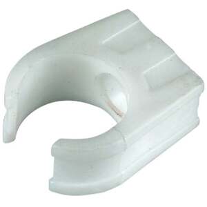 FloPlast Overflow Pipe Clip 21.5mm White - OS16 - Durable PVC-U Construction