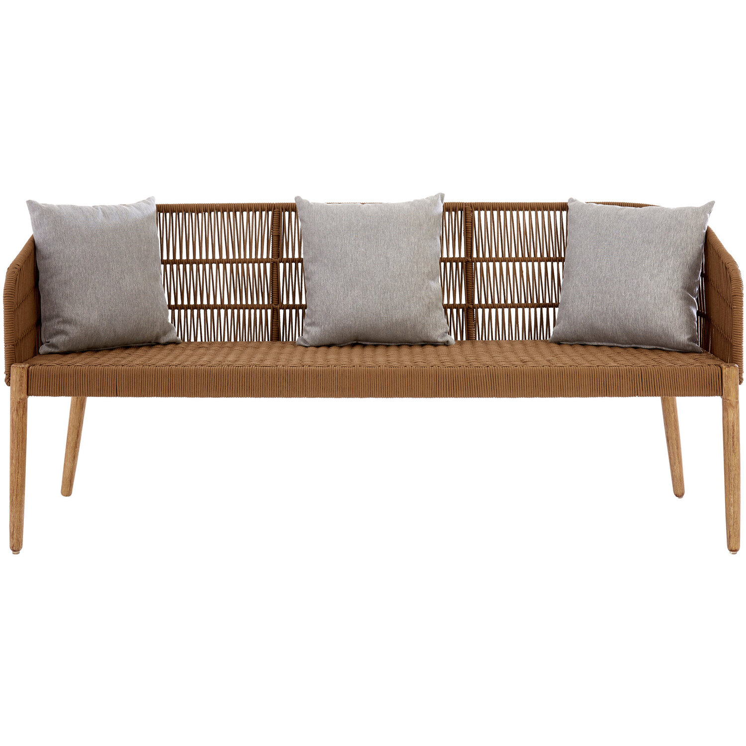Fifty Five South Opus 3 Seater Woven Rope Sofa - Natural