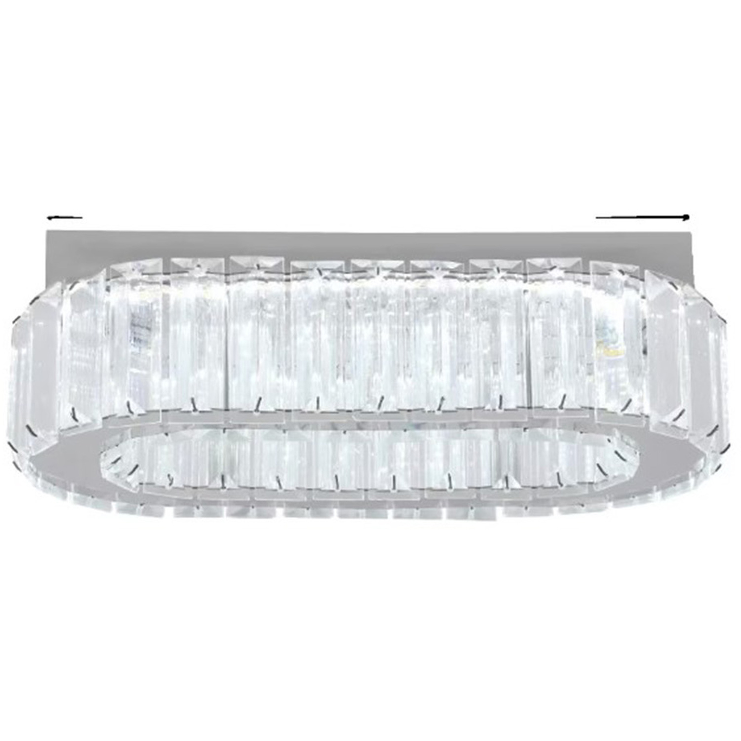 The Bath Plus Tb+ Ceiling Light Led Silver 3 Color Lights - Silver