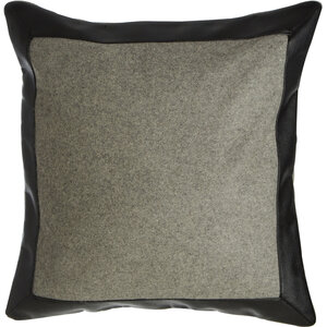 Bosie Hampstead Grey And Black Suqare Cushion