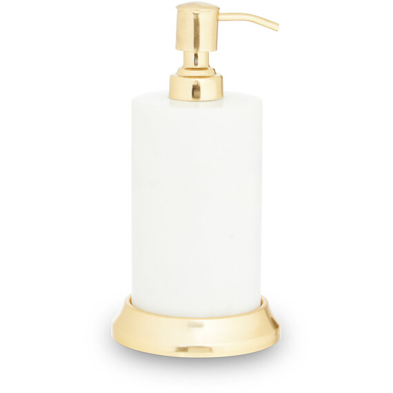Mako White Marble Lotion Dispenser