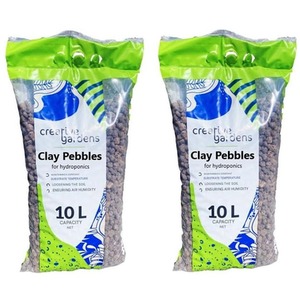 Pack of 2 Lightweight Clay Aggregate Growing Medium