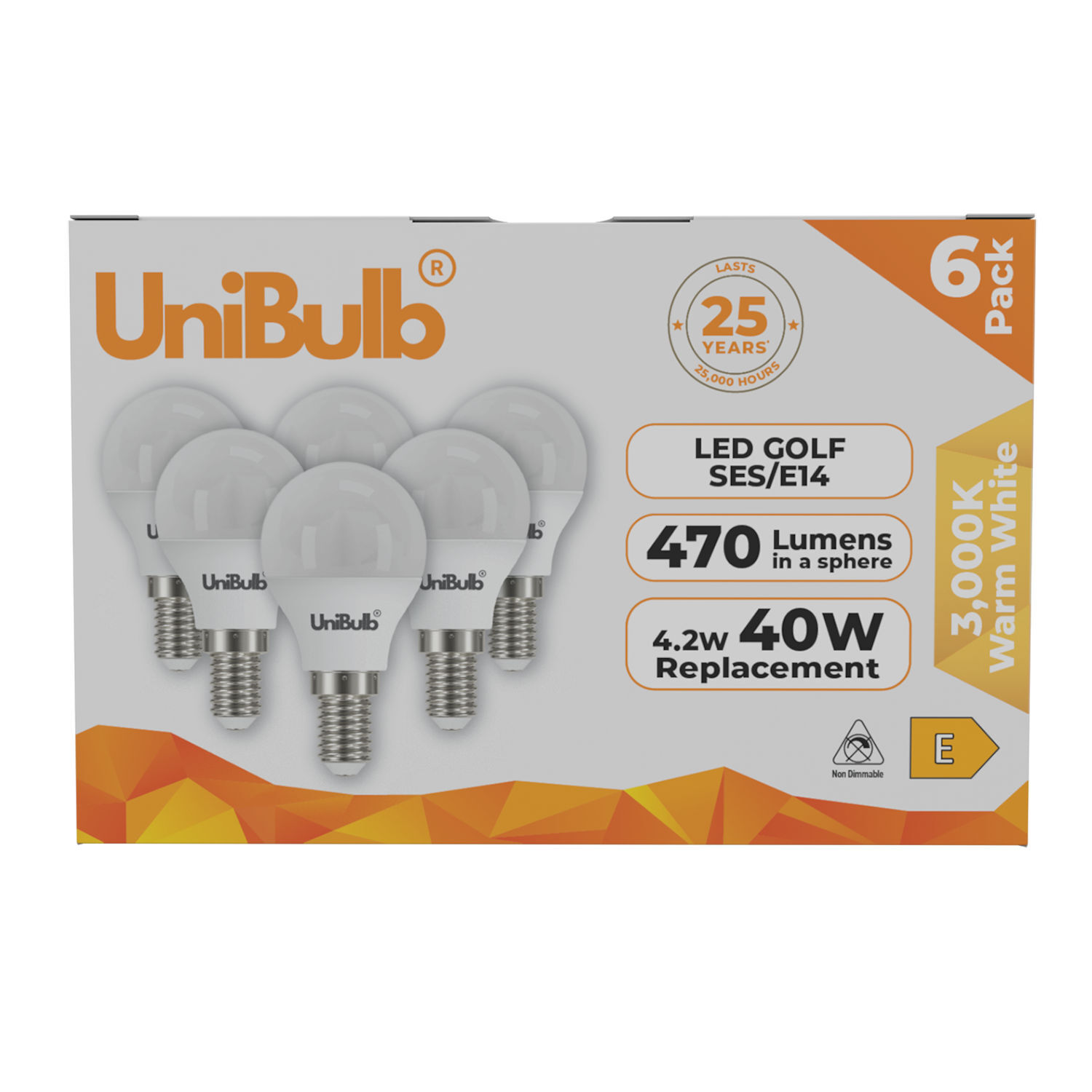 Image of UniBulb LED Golf Ball E14 470lm&hellip;