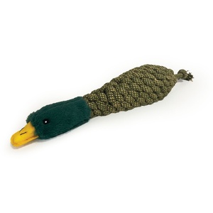 HugglePets Legacy Ropey Mallard (Martha) Squeaky Dog Toy