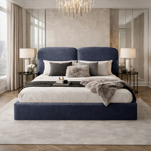 Plush Velvet Alessia Upholstered Bed Frame