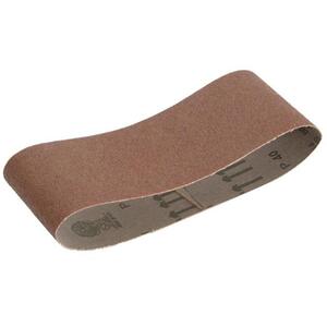Faithfull Cloth Sanding Belt 457 X 75mm 80G (Pack Of 3)